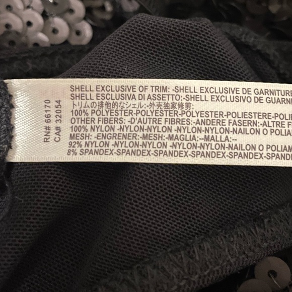 Free People Last Dance Sequin Black Bodysuit - Picture 12 of 12